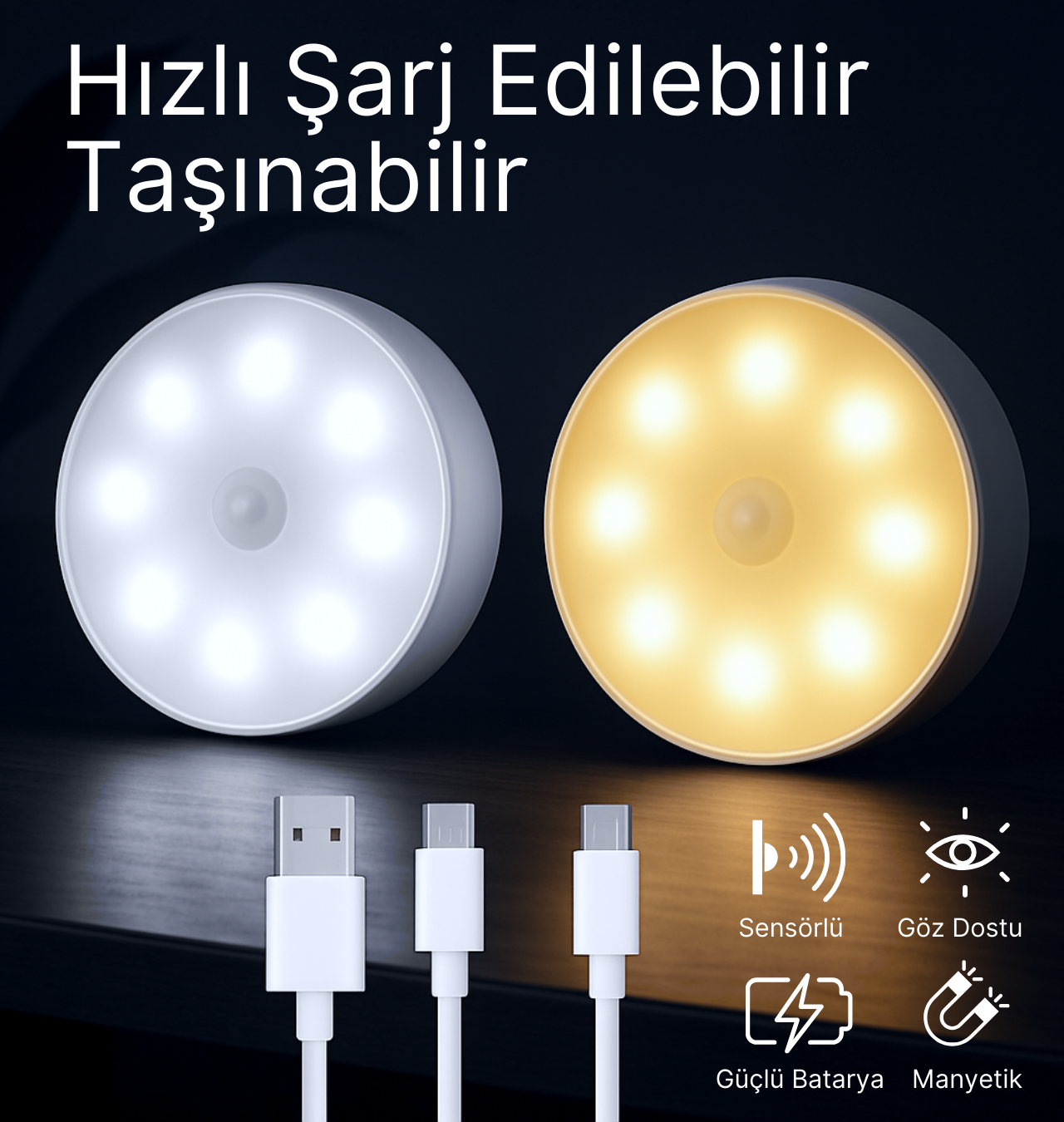 Akıllı Sensörlü Led Lamba