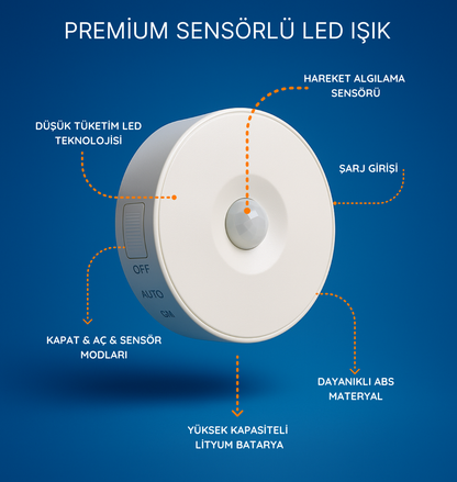 Akıllı Sensörlü Led Lamba
