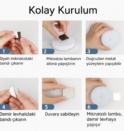 Akıllı Sensörlü Led Lamba